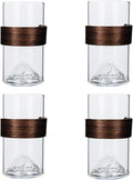 Mountain View Glass Cups – Modern Clear Glass Cups Set, Stylish and Functional by Boxonly