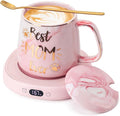 Coffee Mug Warmer & Best MOM Ever Mug Set, Electric Cup Warmer by LOUTYTUO