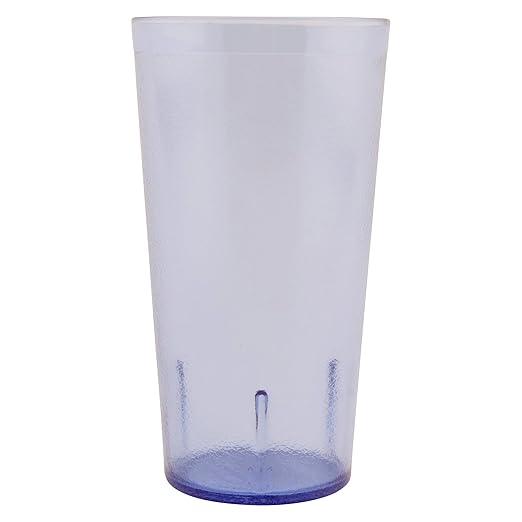 G.E.T. 6632-1-BL-EC Heavy-Duty Plastic Restaurant Tumblers, 32 Ounce, Blue (Set of 4)
