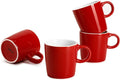 Sweese 3.5oz Porcelain Espresso Cups Set of 4, Mini Coffee Mugs Demitasse Cups by Sweese