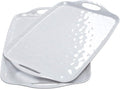 TP Large Serving Trays with Handles, Pure White | Rectangular Trays, Serving by TastePrime