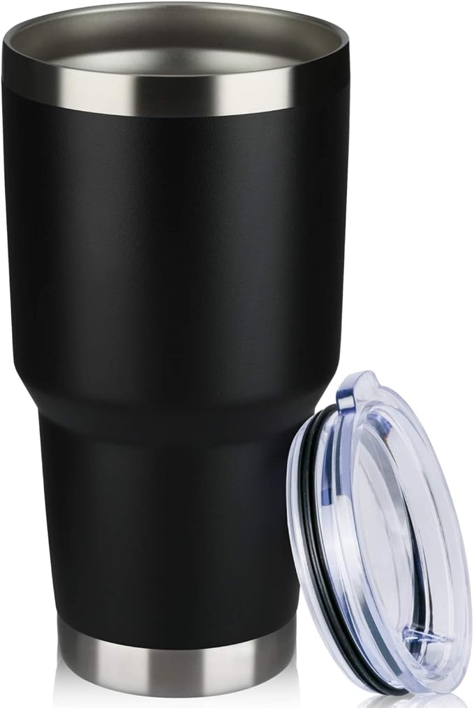 MEWAY 30oz Tumbler Double Wall Vacuum Insulated Travel Mug, Stainless Steel - Image 7