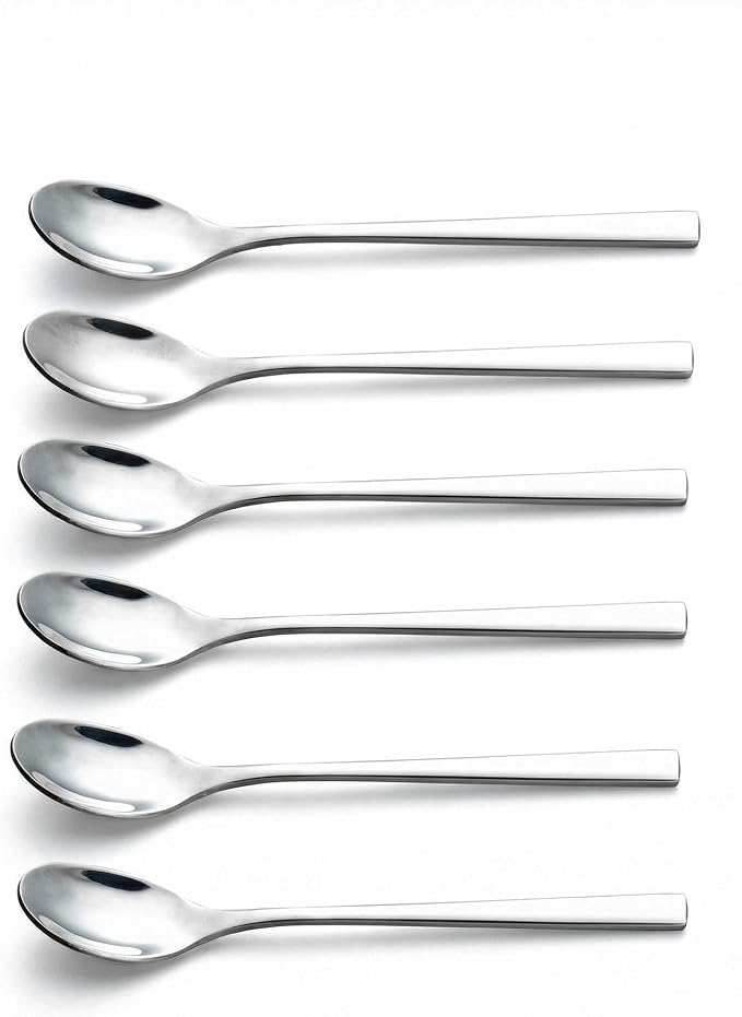 IMEEA 5.2 Inch Coffee & Tea Spoons, SUS304 Stainless Steel Small Dessert Spoons by IMEEA