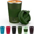 MOMSIV 12oz Travel Coffee Mug, Insulated Coffee Cup by MOMSIV