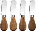 Butter Knife Spreader, Cheese Spreader Knives Set of 4, Stainless Steel Butter by MLURCU