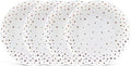Mikasa Millie Gold Metallic Set of 4 Dinner Plates, 10.5 Inch by Mikasa