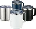 MEWAY 12oz Coffee Mug With Handle 4 Pack Bulk, Stainless Steel Insulated Travel by MEWAY