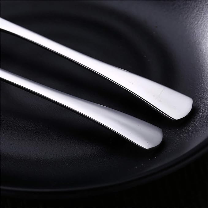 VANRA 4.9in 4-Piece Tea Spoons Set Stainless Steel Coffee Appetizer Dessert - Image 5
