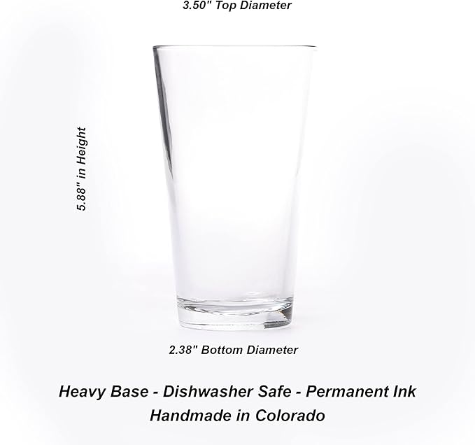 Black Lantern Nature Themed Pint Glasses Set of 2 – Pint Glasses in Unique Designs for Craft Beer Enthusiasts - (Set of Two 16oz. Glasses) - Beer Glasses for Nature Lovers (Stars & Night Landscape)