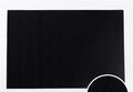 Black PVC Placemat Set of 1/6/10 Square Bamboo Tableware Pad Heat Wipe Clean by Unknown