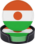 6 Pack Niger Flag Leather Coaster by GTEVUTS