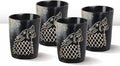 Handicrafts Home Viking Horn Shot Glasses Set of 4, Handmade Natural Ox Horn by HandicraftsHome