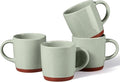 E-far Ceramic Coffee Mug Set of 4, 12oz Stoneware Coffee Cup by E-far
