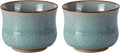 KAMMAK Japanese Tea Cups, 3.2 Oz Small Handmade Ceramic Teacups, Loose Leaf and by KAMMAK
