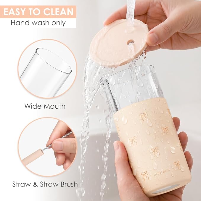 SANDJEST Glass Water Bottle - Image 3