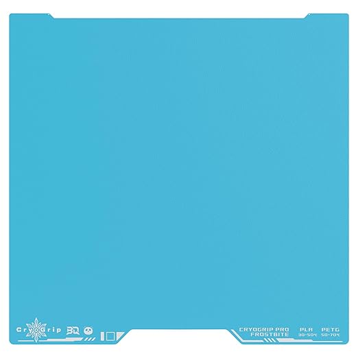 BIQU CryoGrip Pro Frostbite for Bambu-Lab H2D/H2S 3D Printer 355x346mm Cold Build Plate Room Temperature Print Double Sided Upgrade Spring Steel Sheet Removable Surface Platform