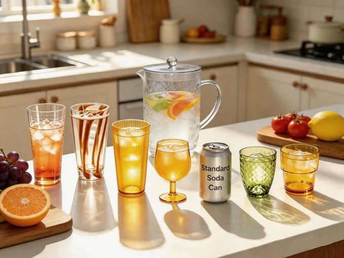 Plastic Cups Reusable 22oz Acrylic Glasses Drinkware - Image 10