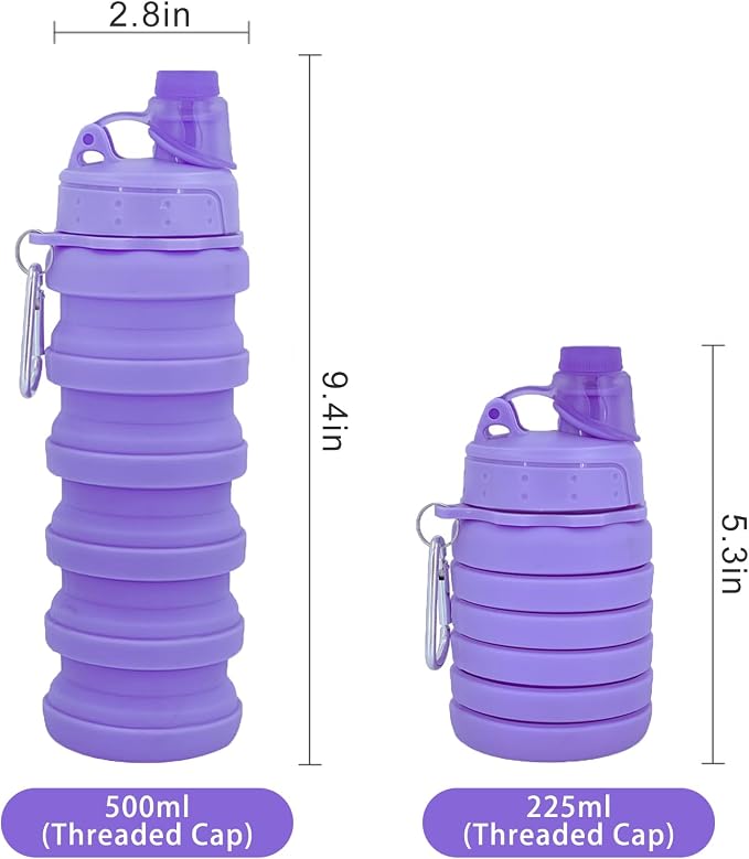 Collapsible Water Bottles Travel water bottle Sports Portable Sport Water - Image 5