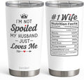 Wife Tumbler 20oz, Stainless Steel Travel Cup by SANDJEST
