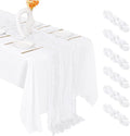 6 Pack White Cheesecloth Table Runner 20 x 120 Inch Gauze Table Runner Fabric by Unknown