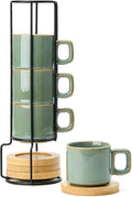 LUKA Porcelain Stackable Espresso Cups by LUKA