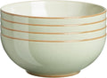 Denby - Heritage Orchard Cereal Bowls Set of 4-27.7oz Capacity - Everyday Soup, Dessert Bowls - Contemporary Design - Dishwasher & Microwave Safe Ceramic Stoneware Tableware - Scratch Resistant