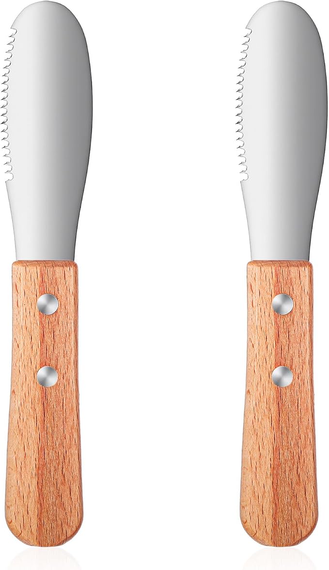 Ouligay 2 Pcs Butter Knife Spreader, Stainless Steel Butter Knife by Ouligay
