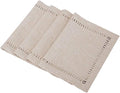 Grelucgo Handmade Hemstitched Polyester Rectangle Table Placemats by Grelucgo