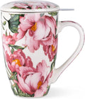 AmorArc Tea Cup With Infuser and Lid, 18oz Loose Leaf Tea Mug With Steeper | by AmorArc