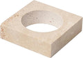 Natural Beige Travertine Napkin Ring by Sissiyaya
