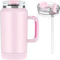 Hydraful 64 oz Tumbler with Handle and Straw by Hydraful