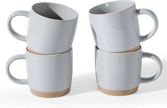 famiware Coffee Mugs for 4, 13 oz Mug Set, Dringking Cup by Famiware