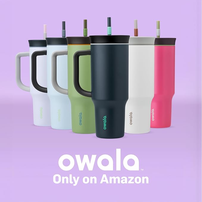 Owala Tumbler Stainless Steel Water Bottle 40 oz Watermelon Breeze | 2-in-1 - Image 6