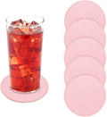 uxcell 5Pcs PU Leather Coasters by uxcell