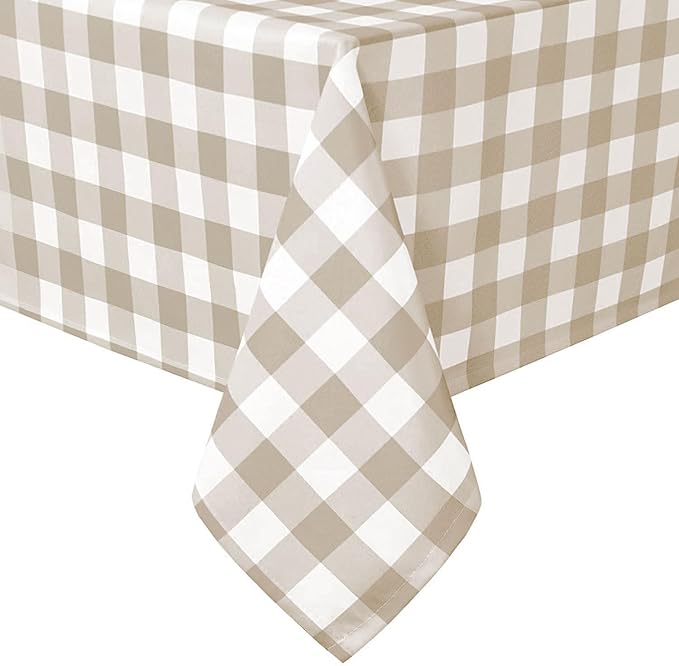 Checkered Tablecloth Rectangle, 60 x 140 Inch by Hiasan