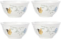 Lenox Butterfly Meadow Porcelain 4-Piece Rice Bowl Set by Lenox