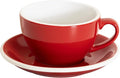 Loveramics Cappuccino Cup with Saucer, 8 oz Ceramic Coffee cup with Round Bottom by LoveramicsUSA