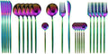 JASHII Flatware Set 24 Piece, Stainless Steel by JASHII