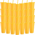 Honeydak 30 Pack Tumbler with Straw and Lid Bulk Cups by Honeydak