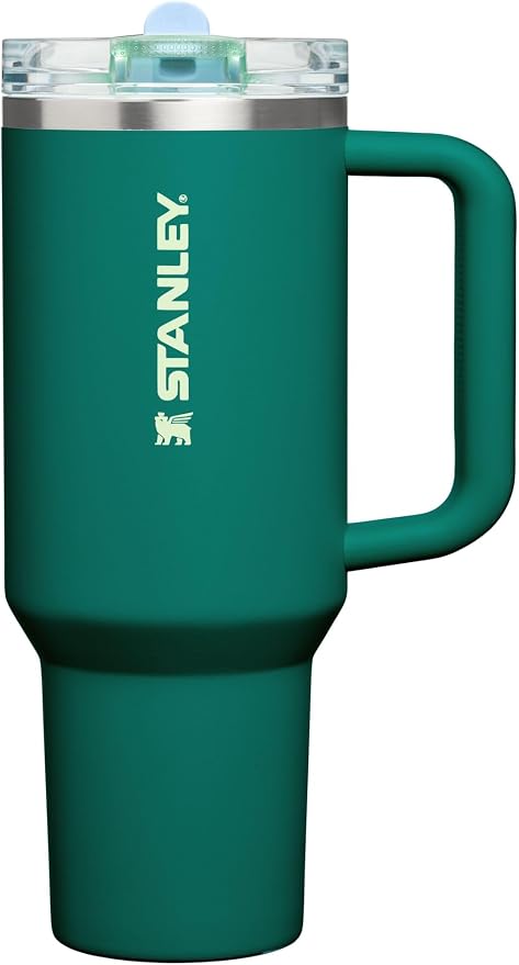 STANLEY Quencher ProTour Flipstraw Tumbler, 40 oz, Emerald Honeydew | Built-In by Unknown