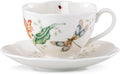 Lenox Butterfly Meadow Dragonfly Cup and Saucer Set by Lenox