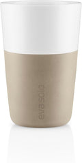 Eva Solo | 2 Cafe Latte tumblers Pearl beige |Silicone-coated by EvaSolo