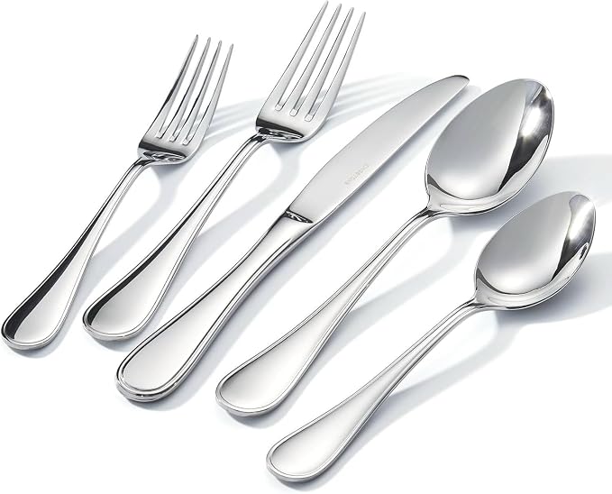18/10 Stainless Steel Silverware Set by KINGSTONE