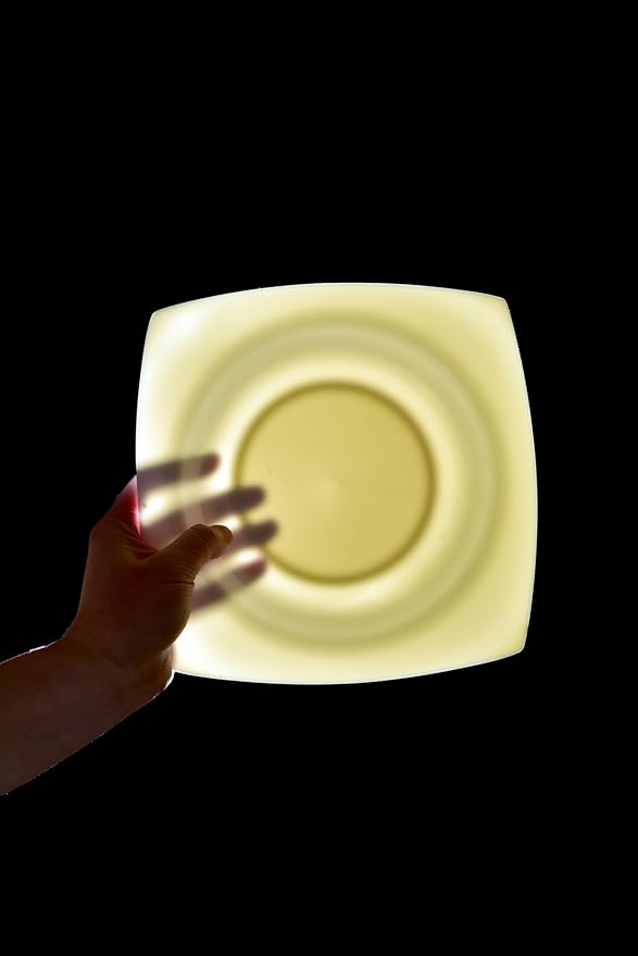 JWANGYUDG-White Square Dinner Plates Set of 6, 10 Inch Fine Bone China Ceramic Plates, Oven & Microwave Safe Scratch Resistant Large Dinner Plates for Home Party