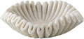 Marble Bowl Fruit Bowl, Stone Bowl Decorative Bowl Decorative Trays Marble Fruit Bowl Ruffle Floral Home Decor Gifts (Set of 9, 12 and 18 inch)