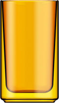Terra Kaffe Marigold Forte 12 oz Double-Walled Coffee Glass – Borosilicate by TerraKaffe