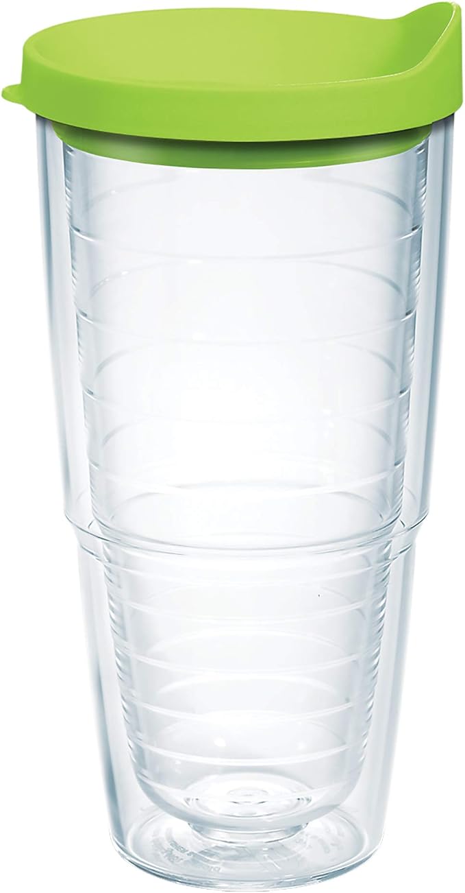 Tervis Clear & Colorful Lidded Made in USA Double Walled Insulated Tumbler by TervisTumblerCompany