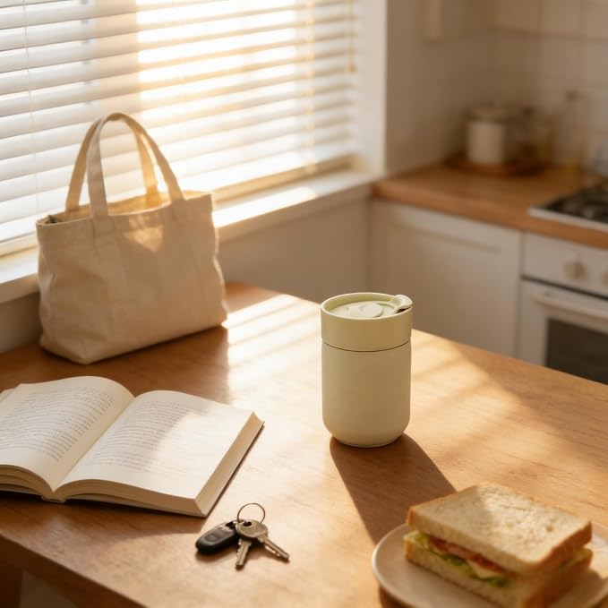 Single‑Wall Ceramic Travel Mug - Image 2