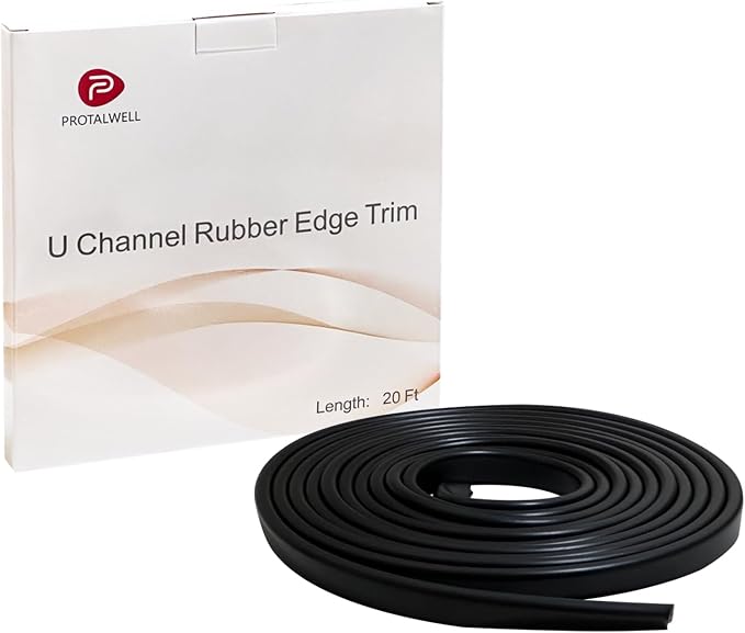 Rubber Edge Trim, 3/32" U Channel Edge Trim, Fit - Image 3