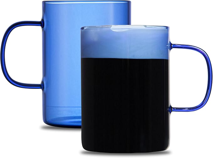 Restaurantware Glass Coffee Mug 2 Count 7 Oz Borosilicate Tea Cup - Image 2